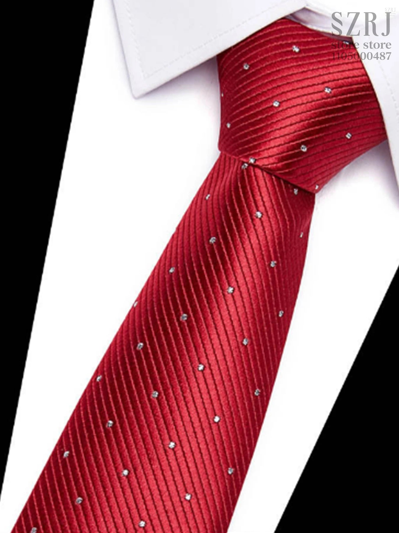 Gentleman Red Tie Suit